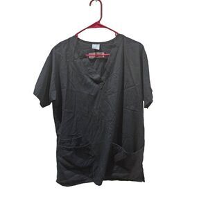 Medline S Scrub Top black